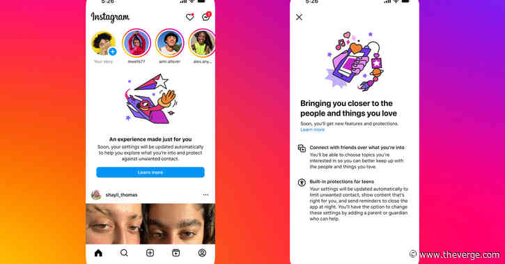 Instagram is putting every teen into a more private and restrictive new account