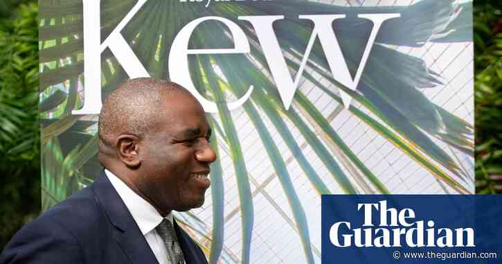 Lammy’s Kew speech seeks to put UK at centre of a reinvigorated climate fight