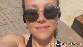 Chloe Madeley flaunts her toned figure and ample cleavage in a slew of bikinis and sports bras as she shares 'thirst trap' selfies from Ibiza getaway