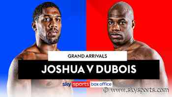 LIVE STREAM: Joshua vs Dubois grand arrivals