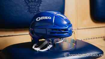 Toronto Maple Leafs unveil new logo on helmets