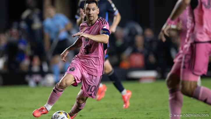 Messi returns and scores twice as Inter Miami defeats Union 3-1