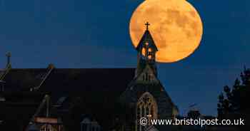 Incredible picture shows Harvest supermoon glowing over Bristol