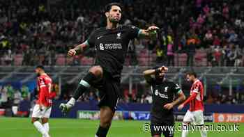 AC Milan 1-3 Liverpool - Champions League LIVE: Dominik Szoboszlai extends Reds' lead