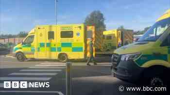 Waiting eight hours in an ambulance in hospital car park