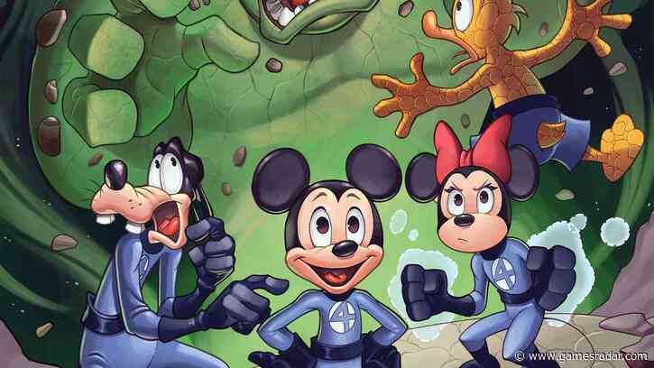 The Fantastic Four gets Disney-fied as Mickey, Minnie, Donald, and Goofy become the FF in a new mash-up comic