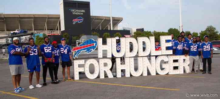 ‘Huddle for Hunger’ unites Bills players and fans for a cause