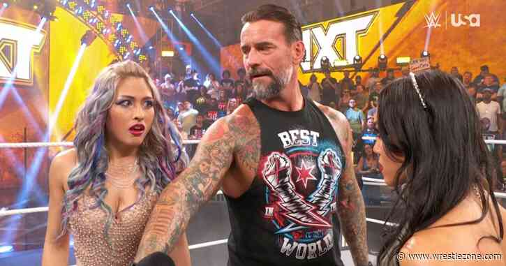 CM Punk Appears On 9/17 WWE NXT, Roxanne Perez Interrupts Him