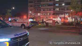 One person rescued from fire at apartment building in Scarborough