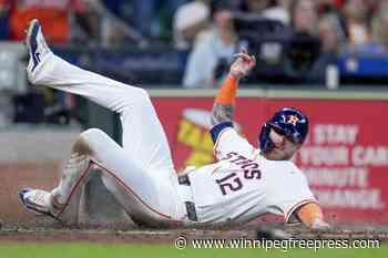 Astros place Ben Gamel on the injured list with a broken left leg