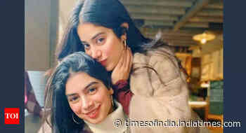 Janhvi Kapoor reacts to Khushi's film poster