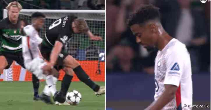 Lille manager fumes over England star Angel Gomes’ red card in Champions League loss