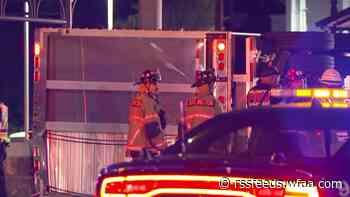 Trailer carrying 80 head of cattle overturned in Arlington near I-30, over half the cows died, police say