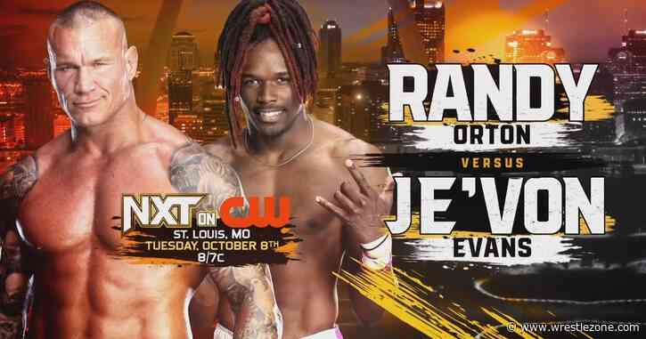 Je’Von Evans Reacts To Match With Randy Orton On NXT