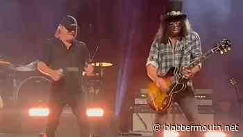 Watch: AC/DC's BRIAN JOHNSON Joins SLASH For 'Killing Floor' Performance At U.K.'s SKY ARTS AWARDS