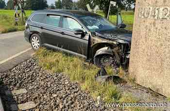 POL-COE: Dülmen, Dernekamp/ Auto und Zug kollidieren