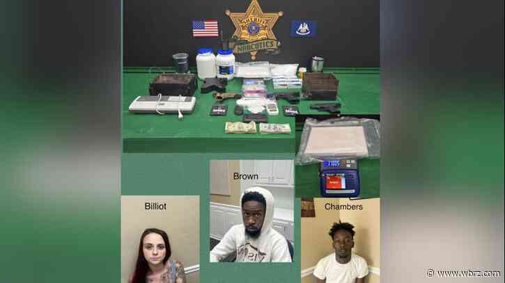 Two men, woman arrested in drug raid yielding nearly three pounds of fentanyl