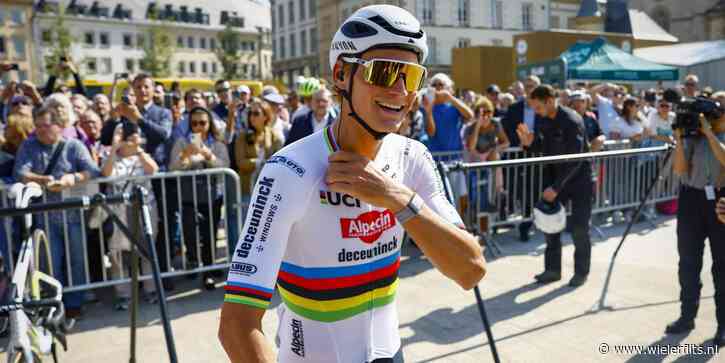 Mathieu van der Poel wint na lang wachten openingsrit Ronde van Luxemburg: “Neemt de druk wat weg”