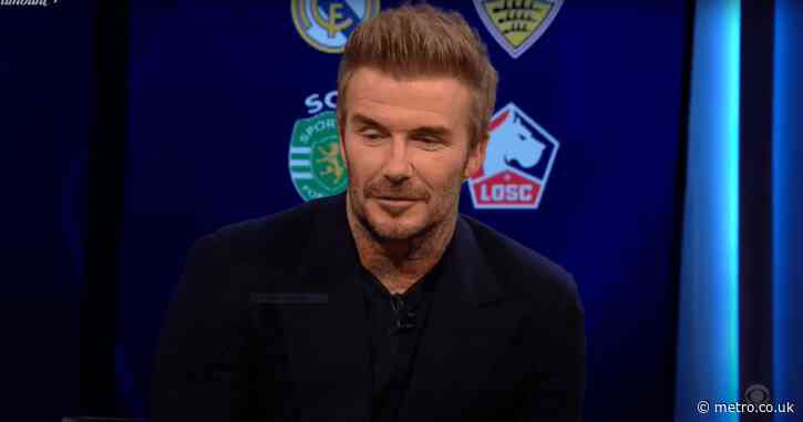 David Beckham admits Manchester United’s Champions League absence is ‘painful’