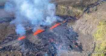 Hawaii's Kilauea volcano starts erupting again and spews strange volcanic gas