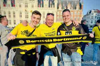 IN BEELD. Dortmund-fans houden het rustig in Brugse binnenstad: “Geen  incidenten gemeld”