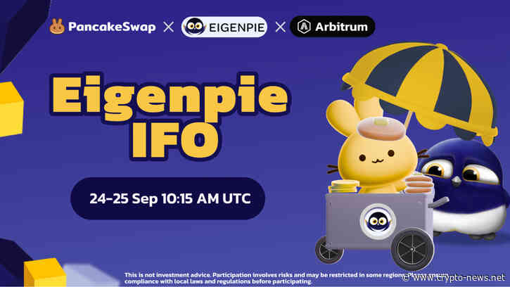 PancakeSwap Launches First IFO on Arbitrum Featuring Eigenpie