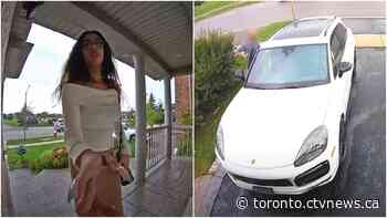 'I'm here for the Porsche': Video shows brazen car theft in Mississauga