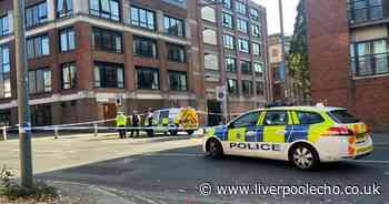 Man hit by car as police cordon off city centre road