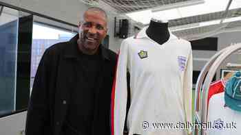 England's first black player Viv Anderson auctions off the shirt and cap from his Three Lions debut as part of memorabilia collection set to fetch more than £100,000