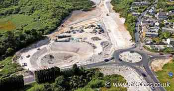 £86million link road construction reveals entrance to ancient tin mine