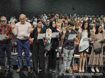 20 new citizens from 16 countries sworn in at Toledo School for the Arts