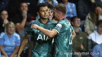 Coventry City 1-2 Tottenham Hotspur - Carabao Cup: Ange Postecoglou's side survive almighty scare against Championship rivals with last-gasp heroics