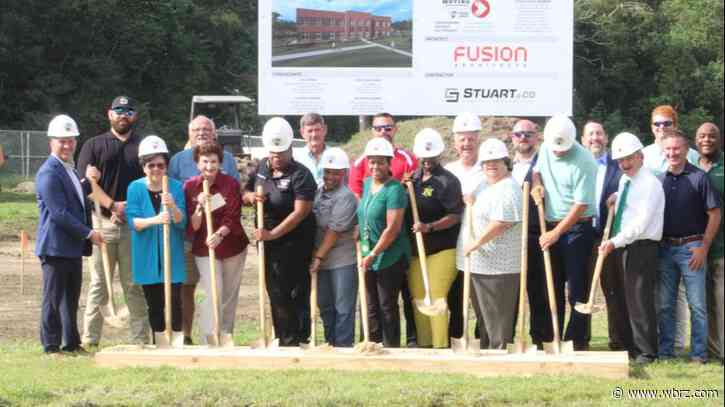 North Iberville High School begins construction on new campus building