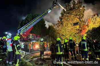 Wohnhaus in Enger komplett abgebrannt