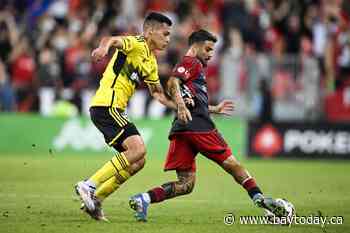 Second-half goals lift defending MLS champion Columbus past Toronto FC