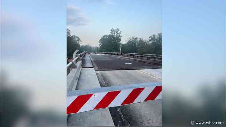 Grosse Tete Bridge set to reopen Sept. 24