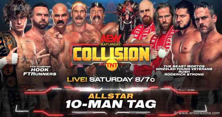 10-Man Tag Team Match Set For 9/21 AEW Collision