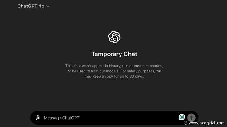 How to Use Temporary Chat in ChatGPT and What It Does