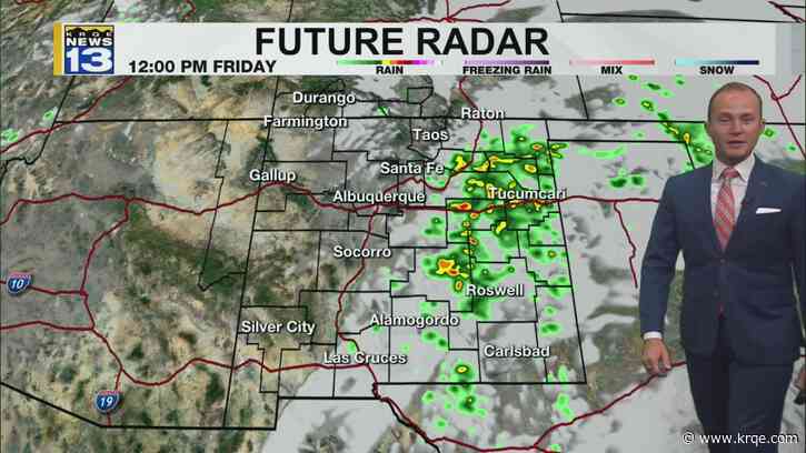 Rain chances return starting Friday