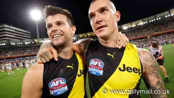 Dustin Martin's great friend and ex-teammate Trent Cotchin reveals his stunning take on the chances of the Tigers legend coming out of 'retirement'