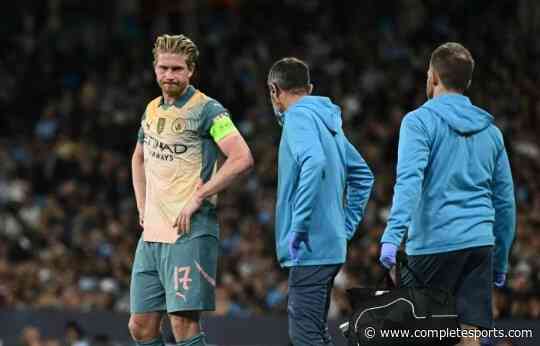 Guardiola Gives Update On Worrying De Bruyne Injury Ahead Arsenal Clash