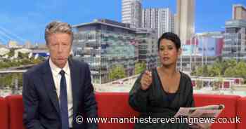 Naga Munchetty warns BBC Breakfast co-star 'it's too much' as he struggles on-air