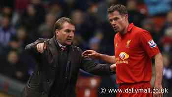 Jamie Carragher reveals how Brendan Rodgers talked him out of RETIRING mid-way through a season - as the Liverpool legend admits he felt embarrased at playing a bit-part role towards at the end of his career