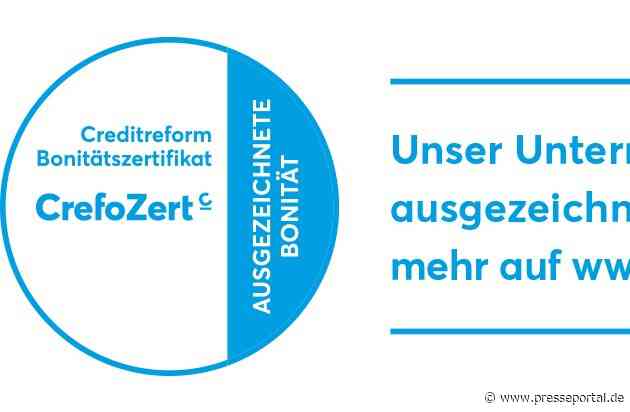 Living Haus erhält das CrefoZert-Siegel für ausgezeichnete Bonität / Ein sicherer Partner für alle Baufamilien