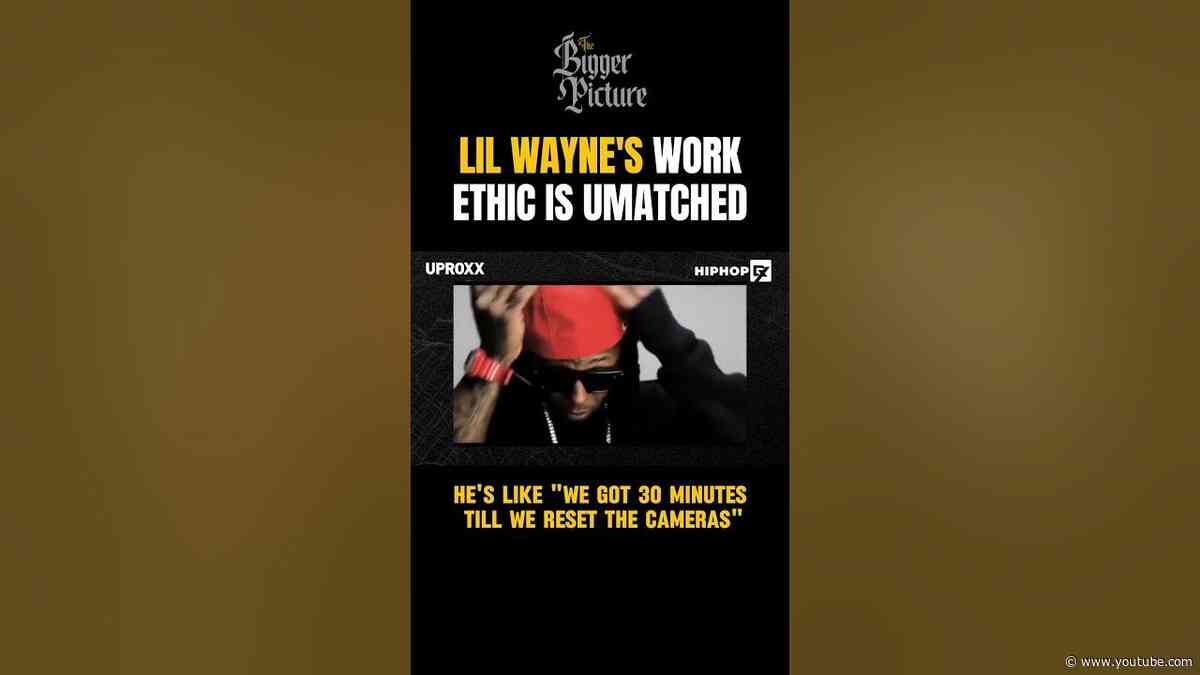 Lil Wayne Has An Incredible Work Ethic 😤