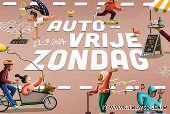 Reuzen gaan op stap tijdens autovrije zondag met veel animatie