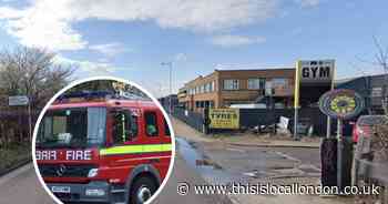 80 firefighters tackle huge blaze at gym and restaurant for more than seven hours