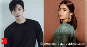 Woo Do Hwan-Rashmika meet at Milan fashion show