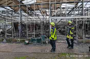 Großbrand in Gärtnerei auf Klinikgelände der Alexianer