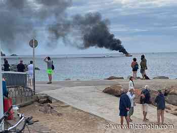 On en sait plus sur l’incendie qui ravage un bateau à Saint-Raphaël